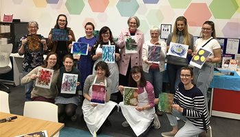 Print and Prosecco evening in St Albans Library