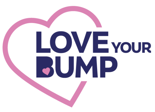 Pink heart around the words Love Your Bump