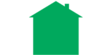 House coloured green