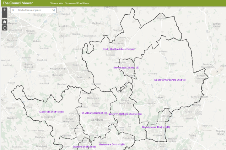 Image of The Council map viewer