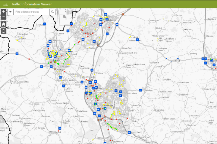 Image of Traffic information map viewer