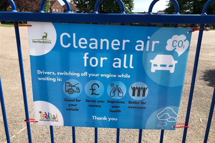 School cleaner air for all banner