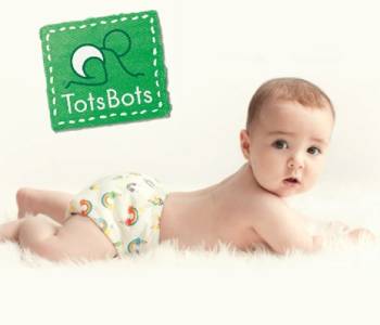 Infant in TotBots nappy